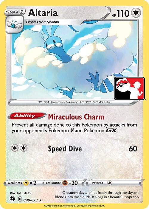 Champion's Path Altaria [Prize-Pack] Pokémon card